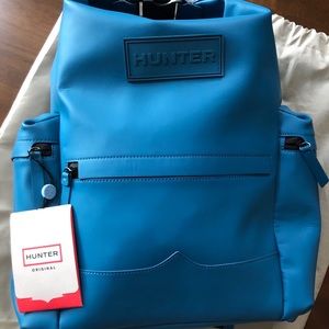 Hunter rubberized large backpack NWT